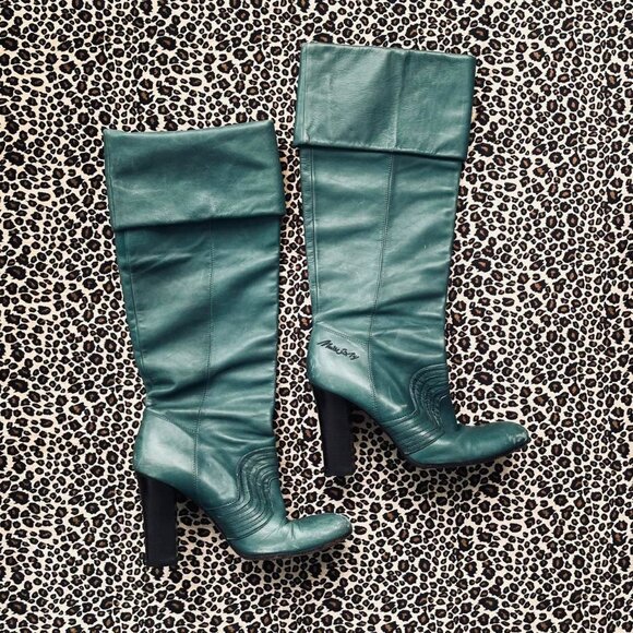 vintage miss sixty Italian leather knee high boots - Picture 2 of 7